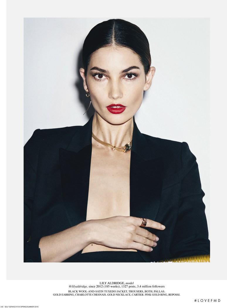 Lily Aldridge featured in Me, Myself and I, February 2016