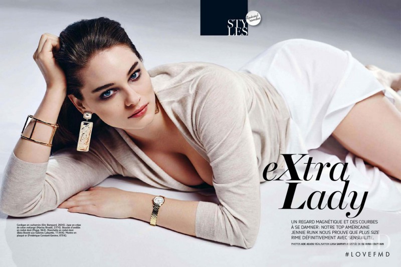 Jennie Runk featured in Extra Lady, April 2015