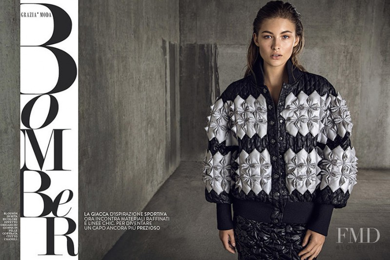 Grace Elizabeth featured in Bomber, November 2015