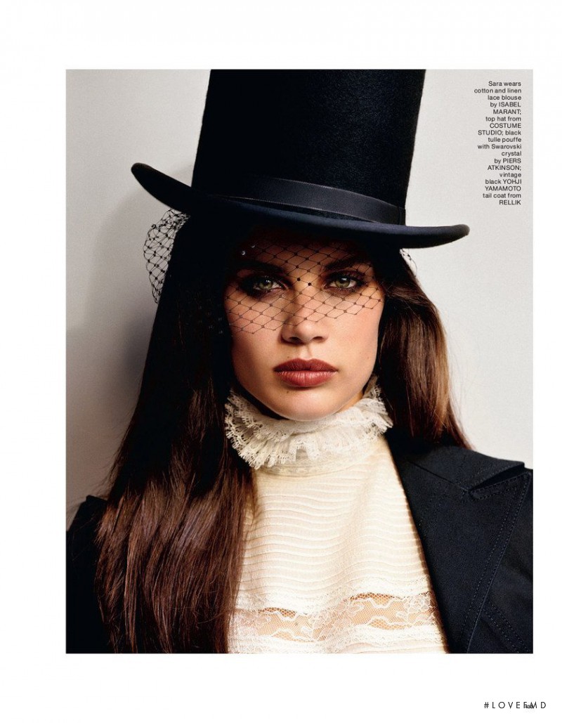 Sara Sampaio featured in Bright Young Goths!, September 2016