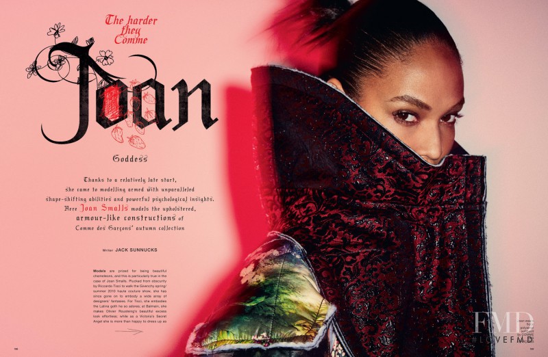 Joan Smalls featured in Society Boys , September 2016