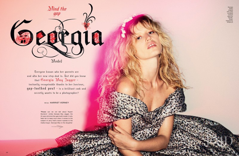 Georgia May Jagger featured in Society Boys , September 2016