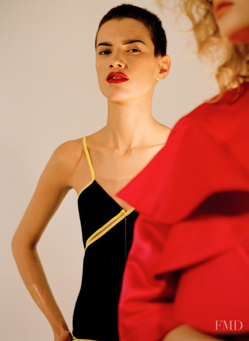 Beth Donaghy featured in Courrèges, February 2016