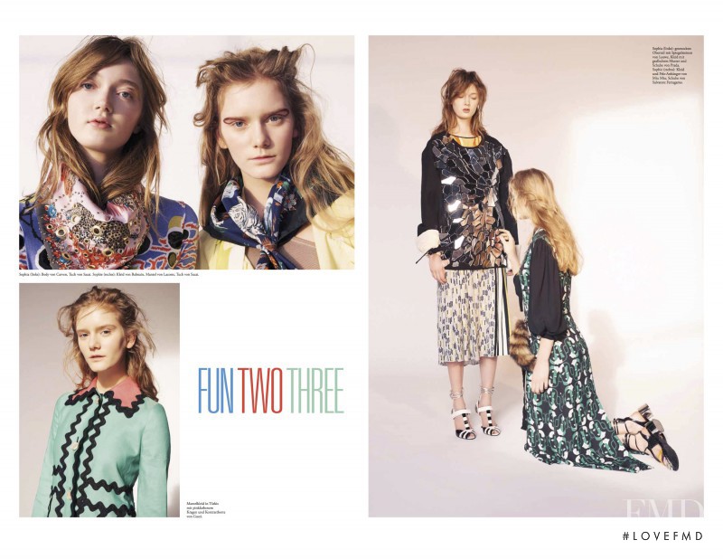 Sophia Linnewedel featured in Fun Two Three, February 2016