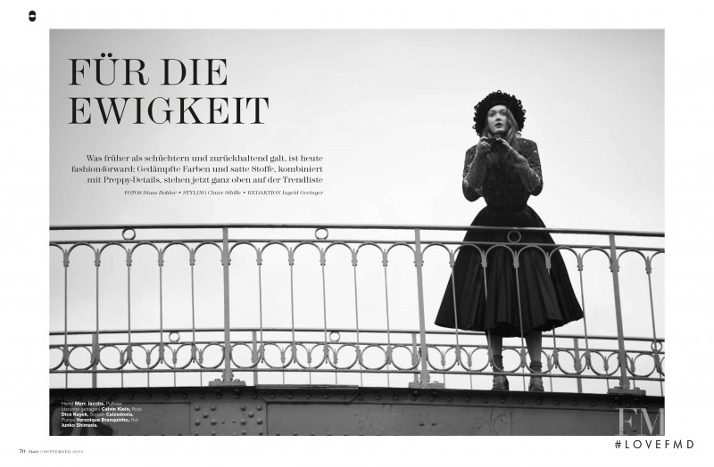 Sophia Linnewedel featured in Für Die Ewigkeit, September 2016