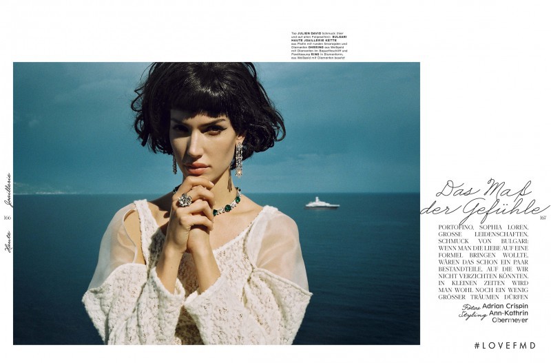 Chloé Bello Portela featured in Bvlgari, December 2013