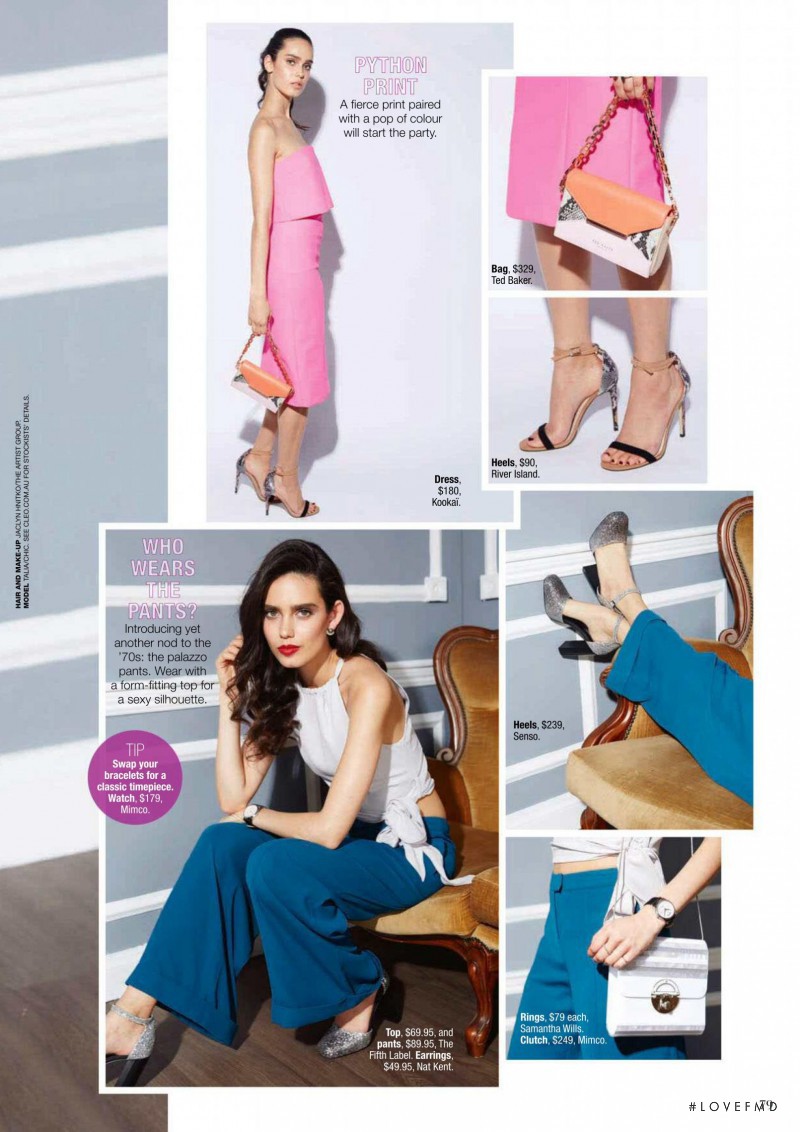 Talia Berman featured in Chic Party, December 2015