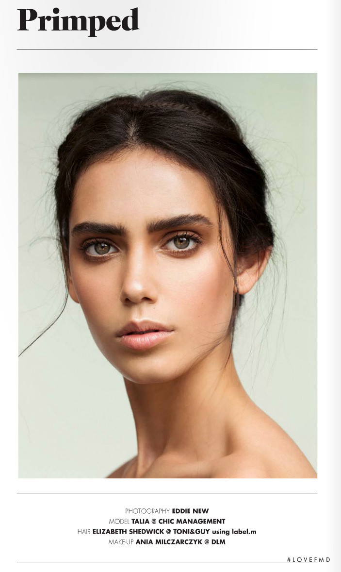 Talia Berman featured in Primped, November 2015