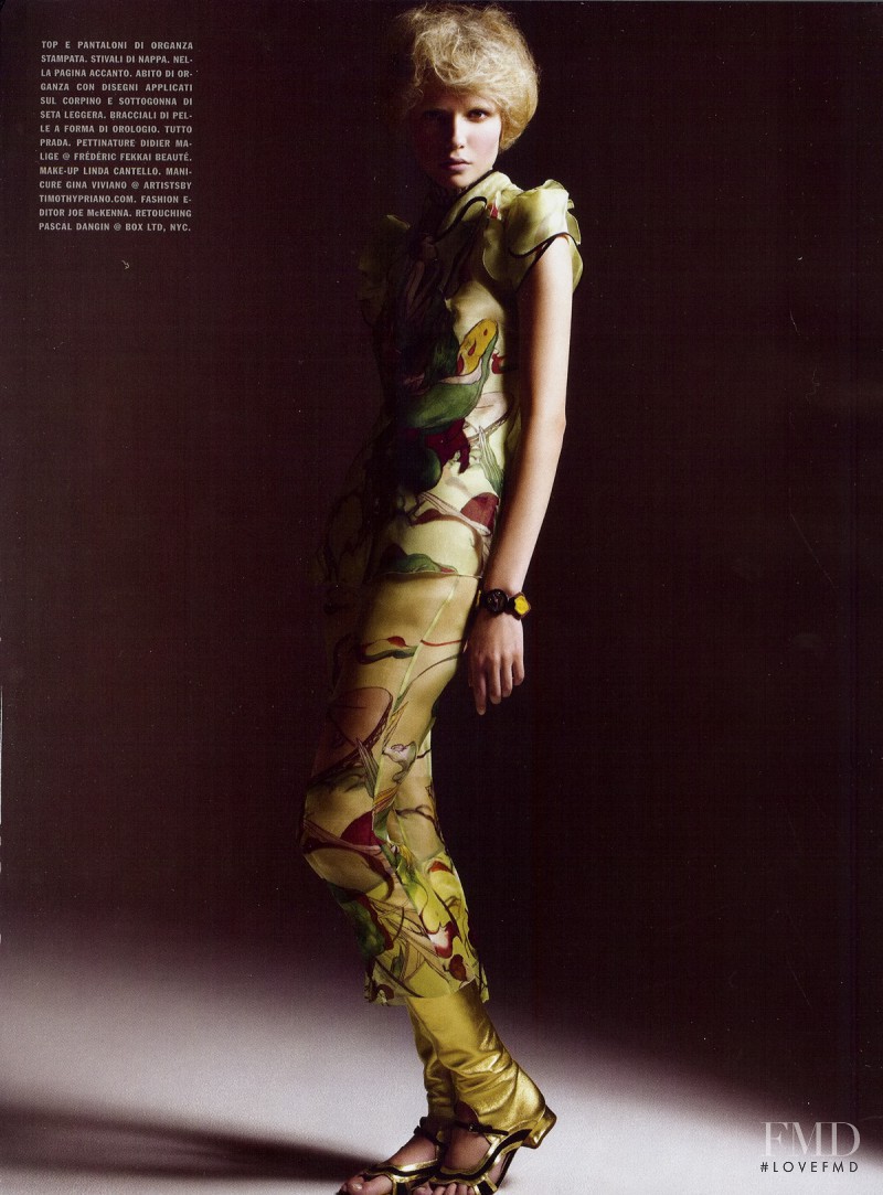 Natasha Poly featured in All That Prints, March 2008