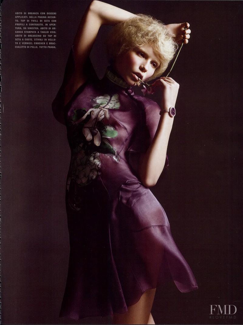 Natasha Poly featured in All That Prints, March 2008
