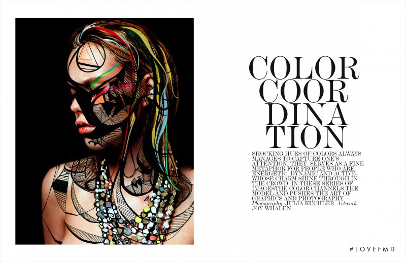 Julia Almendra featured in Color Coordination, February 2013