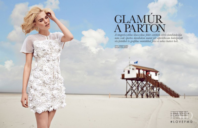 Julia Almendra featured in Glamur A Parton, July 2013