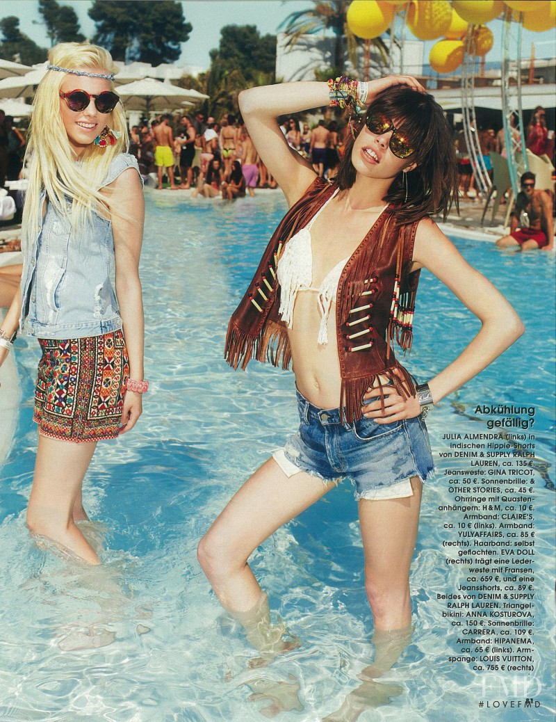 Eva Doll featured in We Love Ibiza!, August 2013