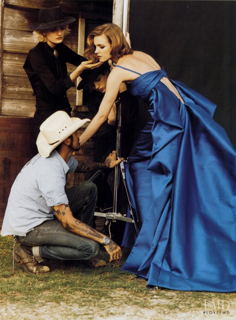 Natalia Vodianova featured in Outlaw Couture, March 2008
