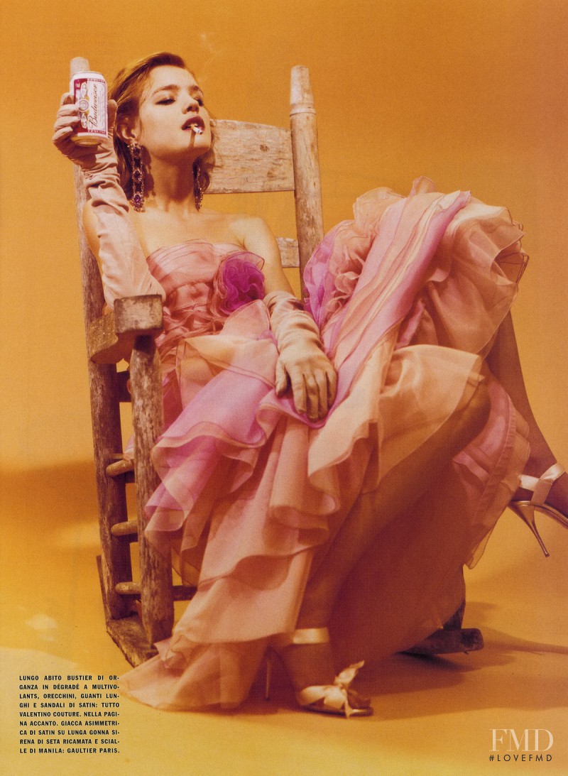 Natalia Vodianova featured in Outlaw Couture, March 2008