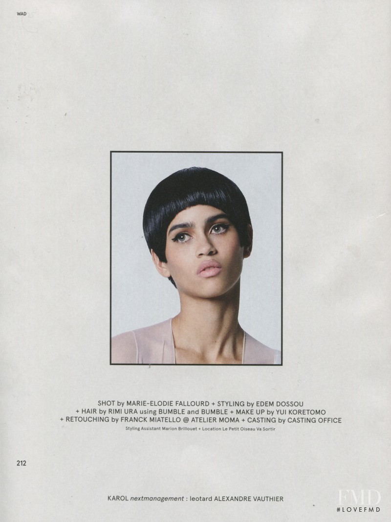 Karol Santos featured in Geometry, April 2014