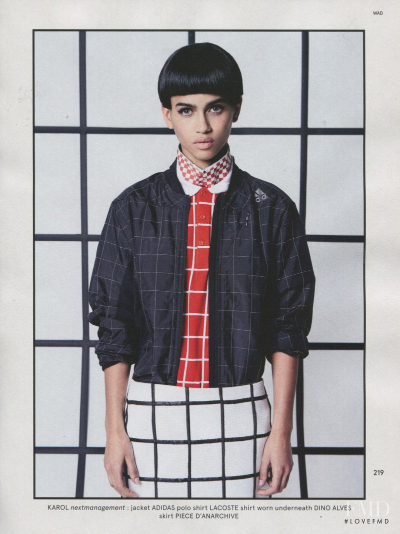 Karol Santos featured in Geometry, April 2014