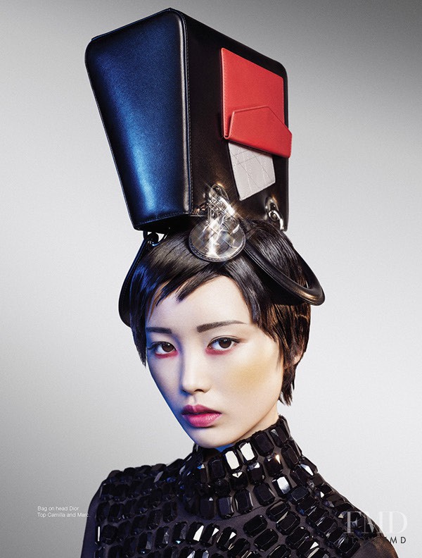 Yifan Fan Wang featured in Head Dress, December 2014