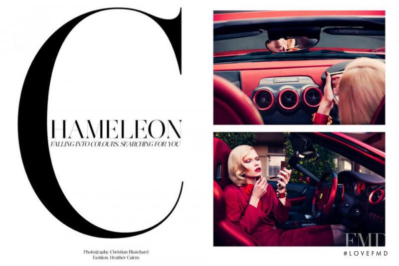 Lia Serge featured in Chameleon, June 2013