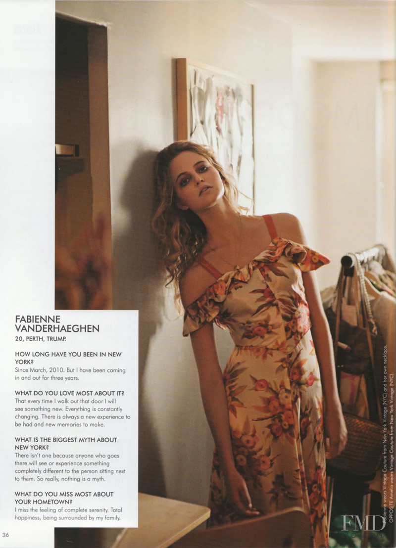 Fabienne Vanderhaeghen featured in Model Home, November 2011