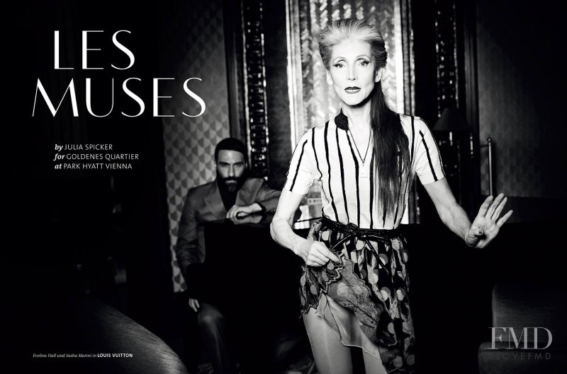 Eveline Hall featured in Les Muses, February 2015