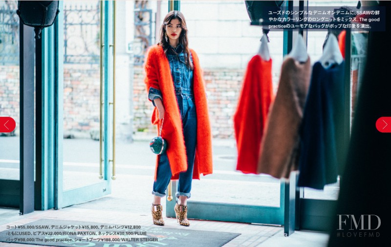 Rina Fukushi featured in Tokyo Styles Story, December 2015