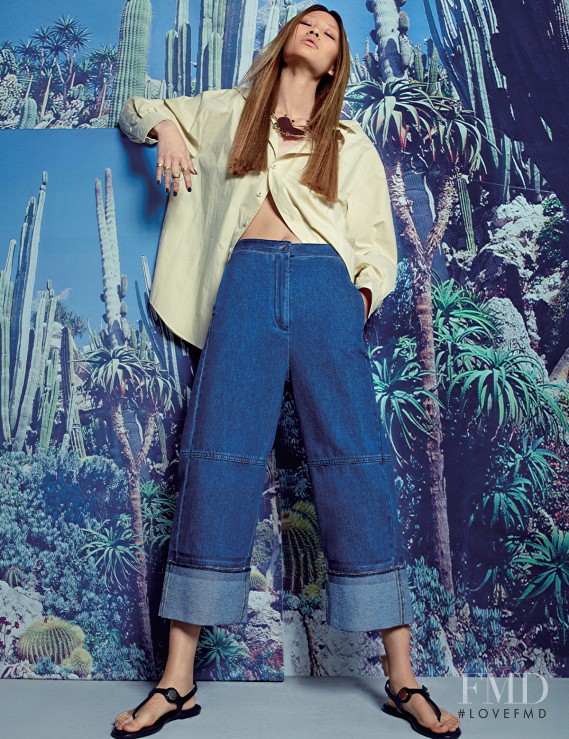 HoYeon Jung featured in Denim Dreams, March 2015