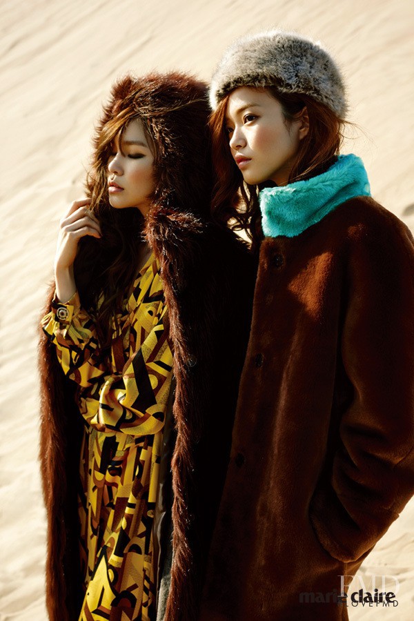 Seon Hwang, Jin Jungsun and Jung Hoyeon by Park Jihyuk, December 2014