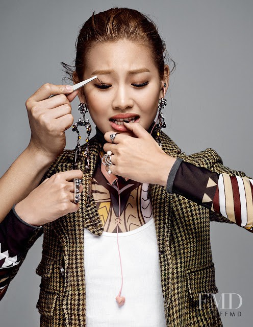 HoYeon Jung featured in Beauty, October 2015