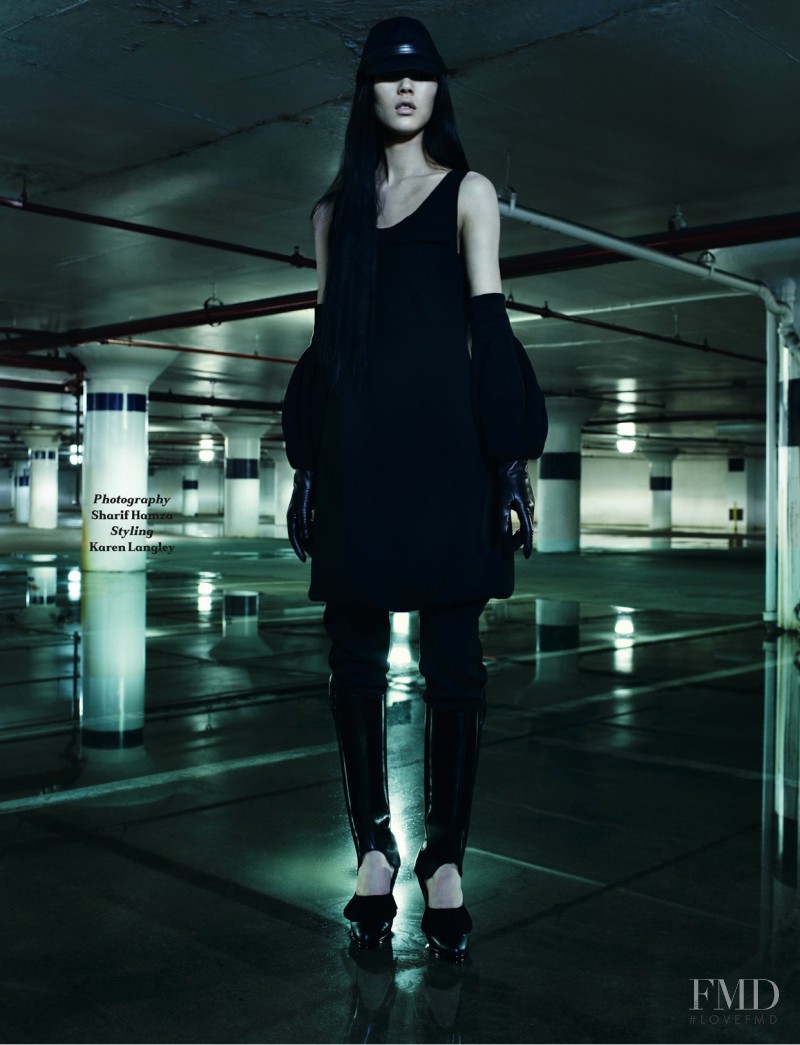 Liu Wen featured in Blue Velvet, September 2011