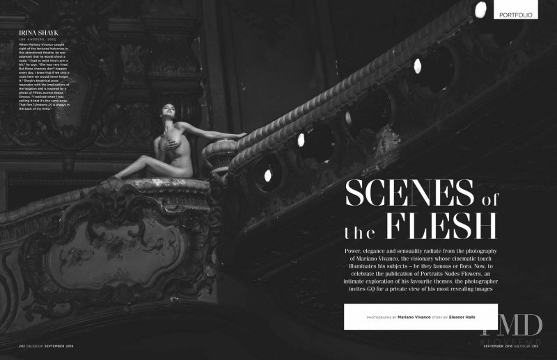 Irina Shayk featured in Scenes of the Flesh, September 2016