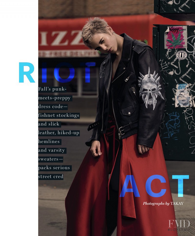 Julia Cumming featured in Riot Act, August 2016