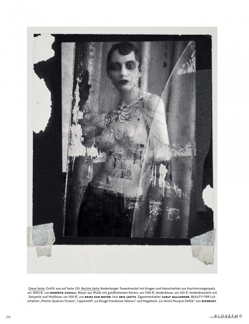 Odette Pavlova featured in Amour Noir, September 2016