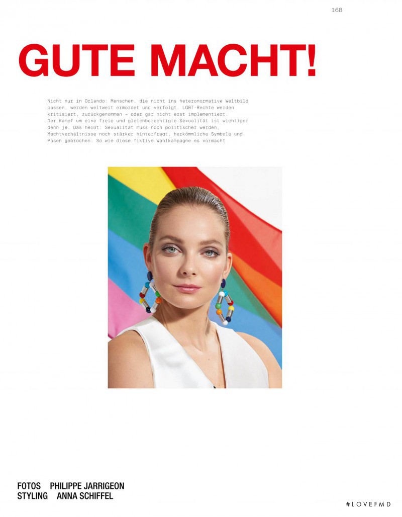 Eniko Mihalik featured in Gute Macht!, September 2016