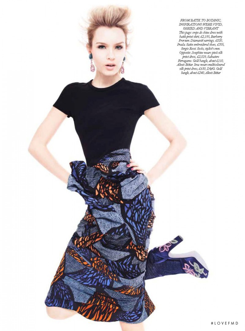 Josephine Skriver featured in  Fit to Print, March 2012