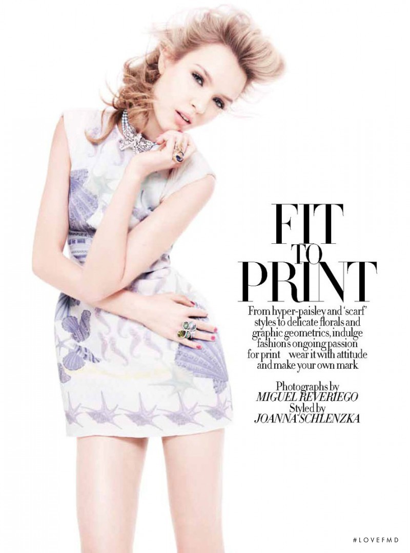 Josephine Skriver featured in  Fit to Print, March 2012