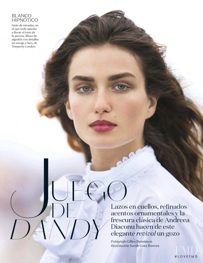 Andreea Diaconu featured in Juego De Dandy, September 2016