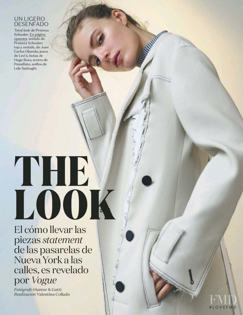 Tilda Lindstam featured in The Look, September 2016