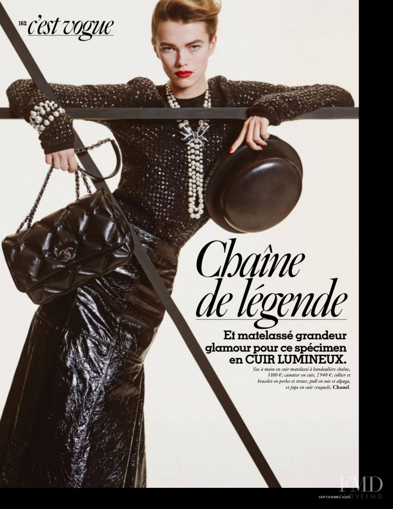 Mathilde Brandi featured in C\'est Vogue Section, September 2016