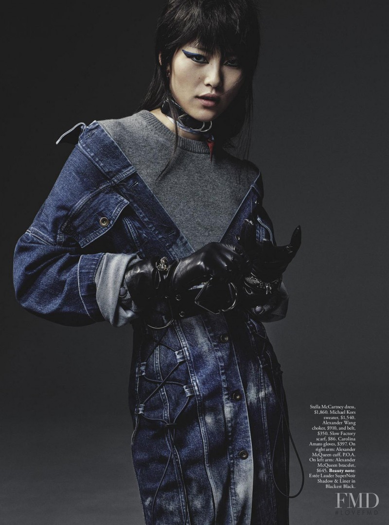 Liu Wen featured in Dark Side of the Moon, September 2016