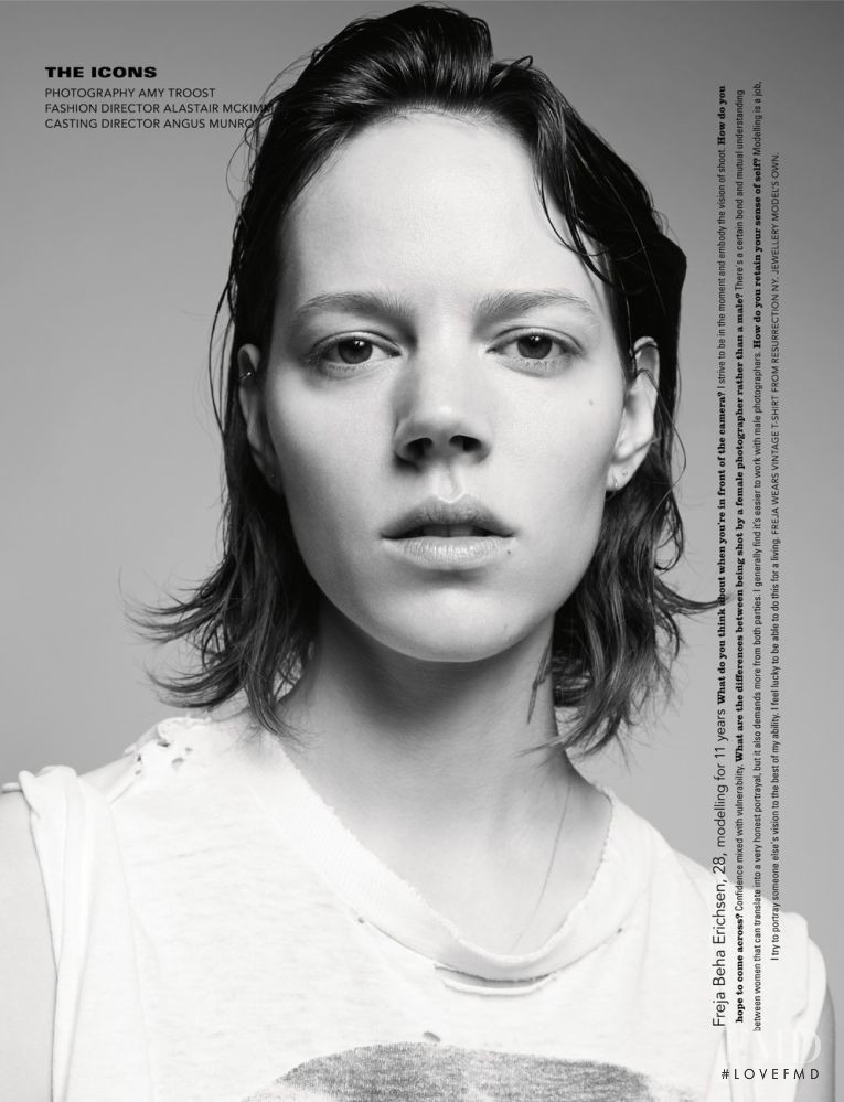 Freja Beha Erichsen featured in The Icons, September 2016