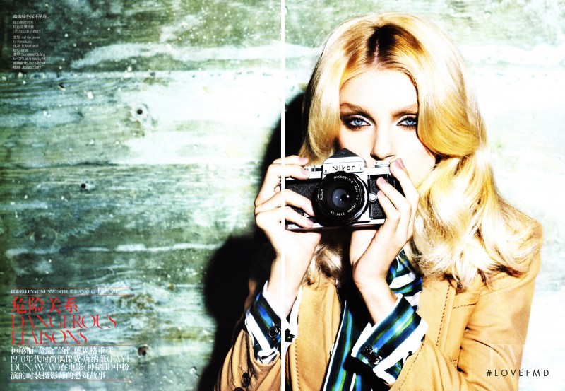 Jessica Stam featured in Dangerous Liaisons, January 2011