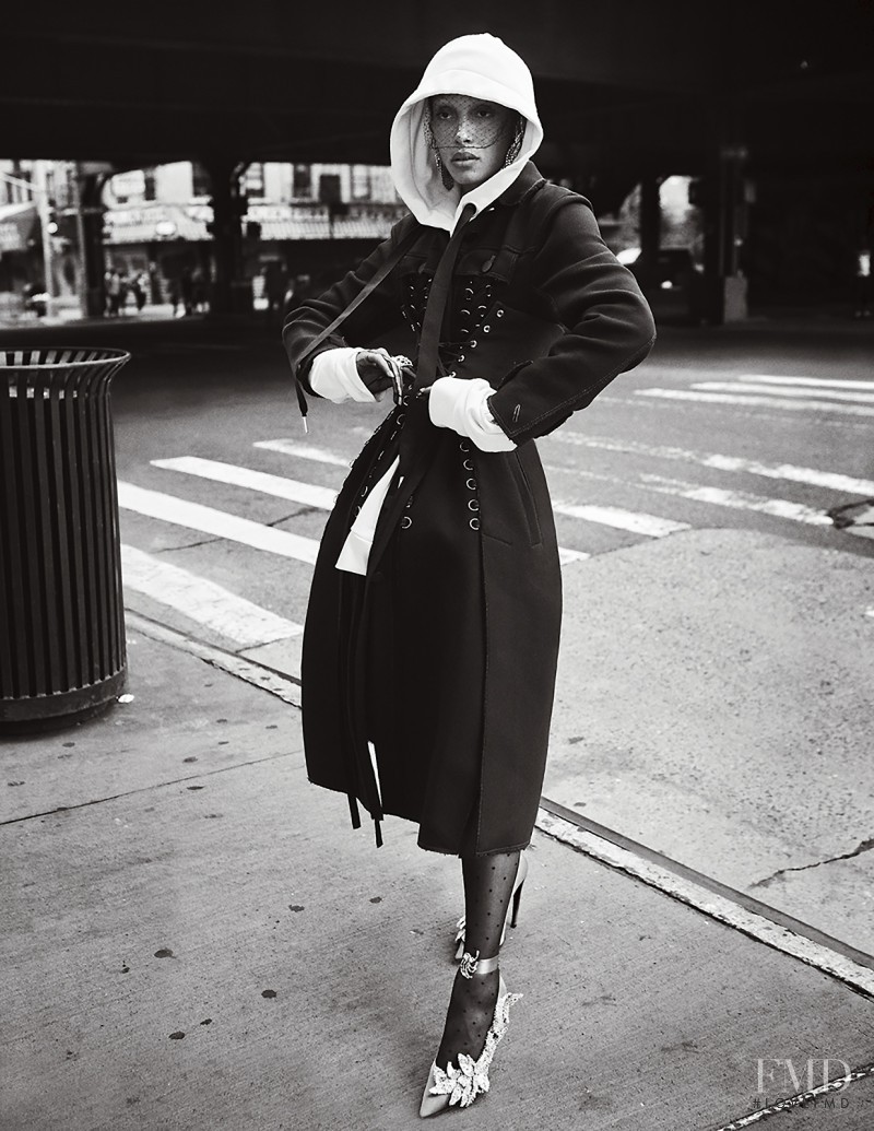 Adwoa Aboah featured in Street Couture, September 2016