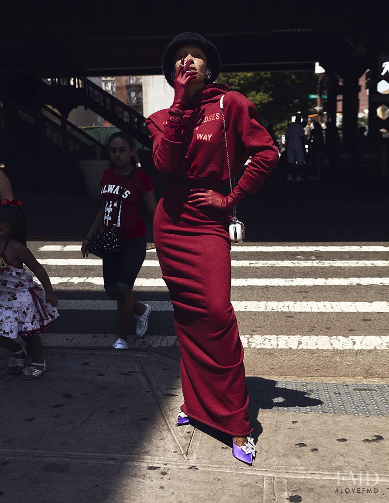 Adwoa Aboah featured in Street Couture, September 2016