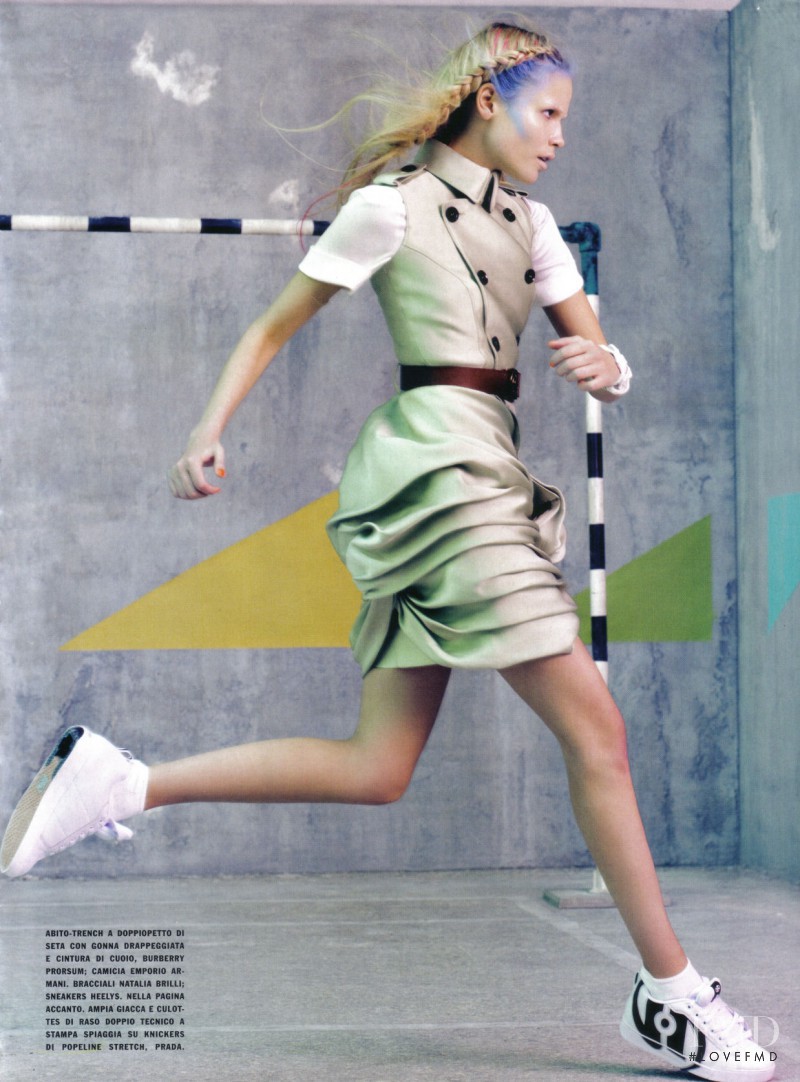 Natasha Poly featured in Glam and Sporty, March 2010