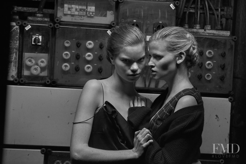 Lara Stone featured in Lara Stone & Elisa Hupkes, October 2016