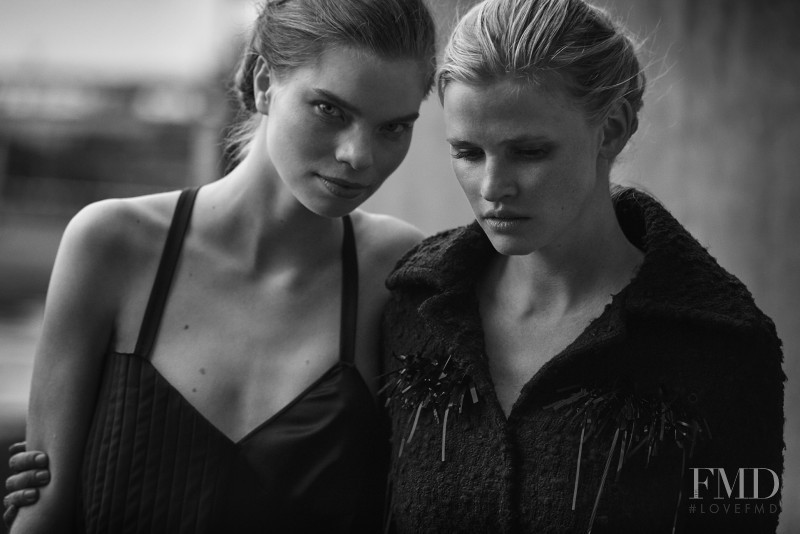 Lara Stone featured in Lara Stone & Elisa Hupkes, October 2016