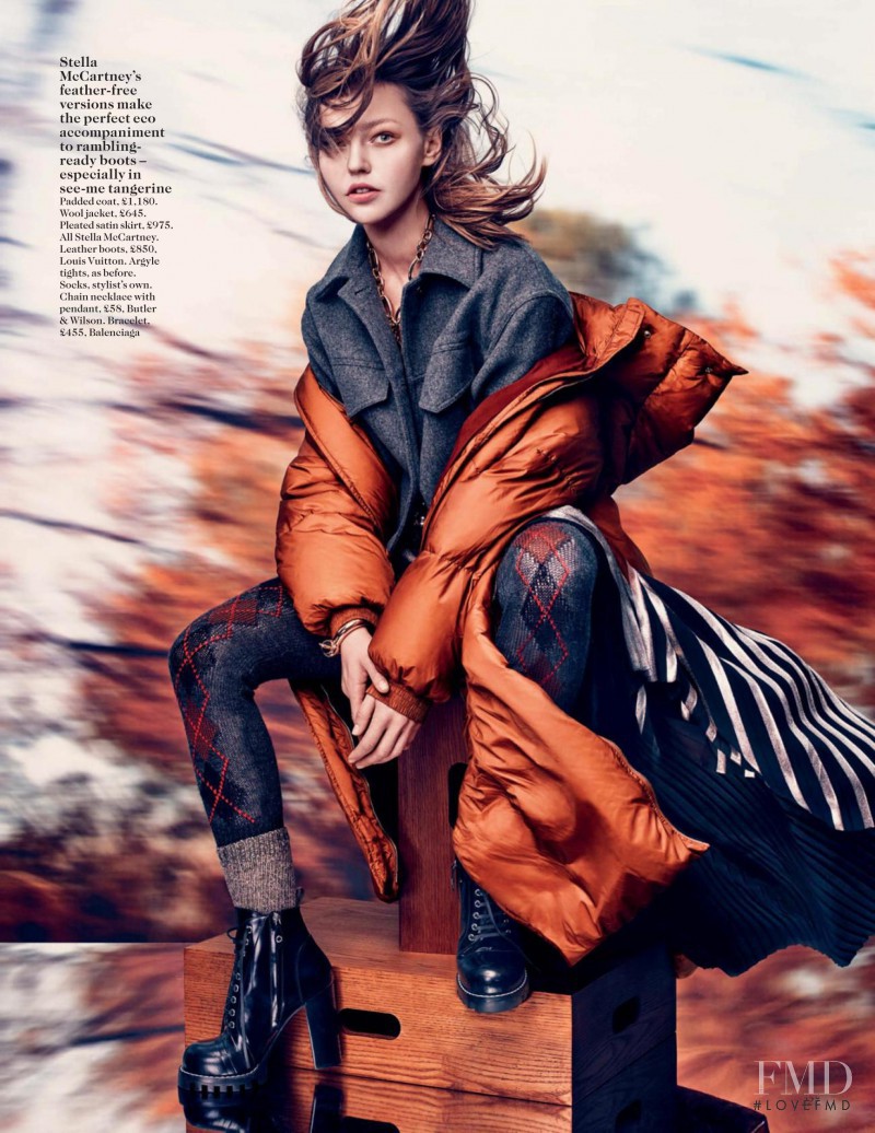 Sasha Pivovarova featured in Puff Piece, October 2016