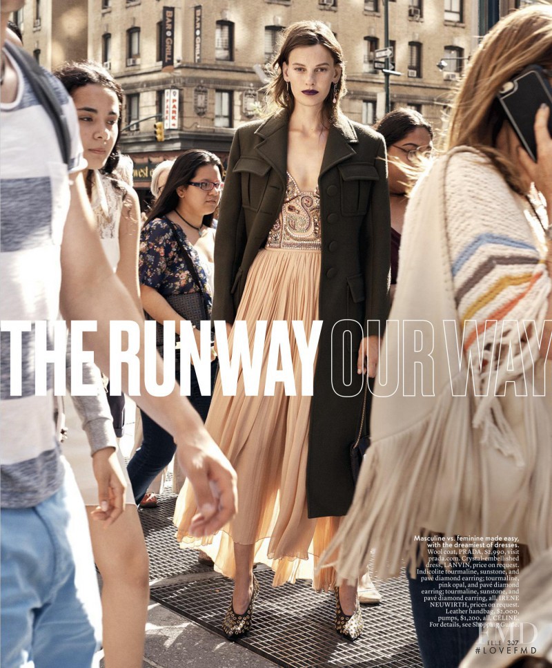 Amanda Murphy featured in The Runway Our Way, October 2016