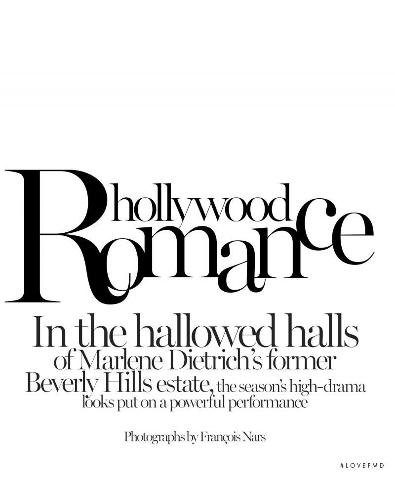 Hollywood Romance, October 2016